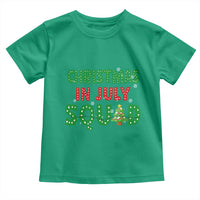 Christmas In July Squad Toddler T Shirt Funny Summer Xmas - Wonder Print Shop