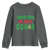 Christmas In July Squad Youth Sweatshirt Funny Summer Xmas - Wonder Print Shop