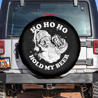 Santa Ho Ho Hold My Beer Spare Tire Cover Funny Christmas In July Summer Xmas - Wonder Print Shop