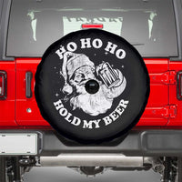 Santa Ho Ho Hold My Beer Spare Tire Cover Funny Christmas In July Summer Xmas - Wonder Print Shop