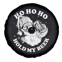 Santa Ho Ho Hold My Beer Spare Tire Cover Funny Christmas In July Summer Xmas - Wonder Print Shop