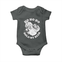 Santa Ho Ho Hold My Beer Baby Onesie Funny Christmas In July Summer Xmas - Wonder Print Shop