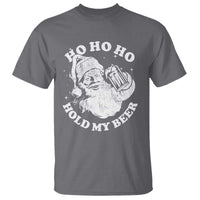 Santa Ho Ho Hold My Beer T Shirt Funny Christmas In July Summer Xmas - Wonder Print Shop