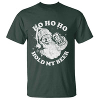 Santa Ho Ho Hold My Beer T Shirt Funny Christmas In July Summer Xmas - Wonder Print Shop