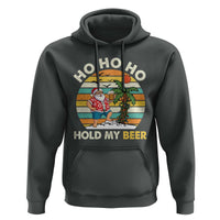 Christmas In July Santa Ho Ho Hold My Beer Hoodie Summer Beach Hawaii Santa USA Flag - Wonder Print Shop