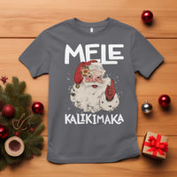 Mele Kalikimaka T Shirt Hawaii Christmas Party Santa - Wonder Print Shop
