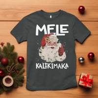 Mele Kalikimaka T Shirt Hawaii Christmas Party Santa - Wonder Print Shop
