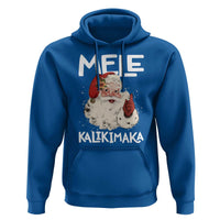 Mele Kalikimaka Hoodie Hawaii Christmas Party Santa - Wonder Print Shop
