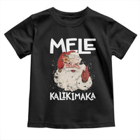 Mele Kalikimaka Toddler T Shirt Hawaii Christmas Party Santa - Wonder Print Shop