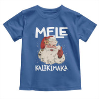 Mele Kalikimaka Toddler T Shirt Hawaii Christmas Party Santa - Wonder Print Shop