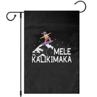 Christmas In July Surfing Santa Garden Flag Mele Kalikimaka Summer Beach Hawaii - Wonder Print Shop
