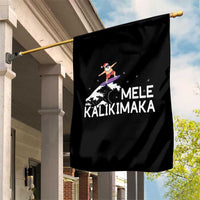 Christmas In July Surfing Santa Garden Flag Mele Kalikimaka Summer Beach Hawaii - Wonder Print Shop