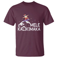 Christmas In July Surfing Santa T Shirt Mele Kalikimaka Summer Beach Hawaii - Wonder Print Shop