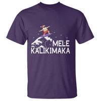 Christmas In July Surfing Santa T Shirt Mele Kalikimaka Summer Beach Hawaii - Wonder Print Shop