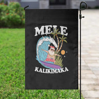 Mele Kalikimaka Hawaii Christmas Surfing Santa Garden Flag Summer Beach Hawaii Xmas In July - Wonder Print Shop