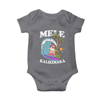 Mele Kalikimaka Hawaii Christmas Surfing Santa Baby Onesie Summer Beach Hawaii Xmas In July - Wonder Print Shop
