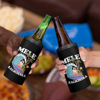 Mele Kalikimaka Hawaii Christmas Surfing Santa 4 in 1 Can Cooler Tumbler Summer Beach Hawaii Xmas In July - Wonder Print Shop