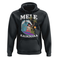 Mele Kalikimaka Hawaii Christmas Surfing Santa Hoodie Summer Beach Hawaii Xmas In July - Wonder Print Shop