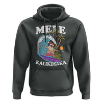 Mele Kalikimaka Hawaii Christmas Surfing Santa Hoodie Summer Beach Hawaii Xmas In July - Wonder Print Shop