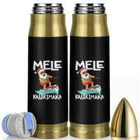 Mele Kalikimaka Bullet Tumbler Santa Water Skiing Summer Beach Hawaiian Christmas In July - Wonder Print Shop