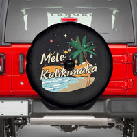 Retro Christmas In July Summer Beach Hawaii Spare Tire Cover Mele Kalikimaka - Wonder Print Shop