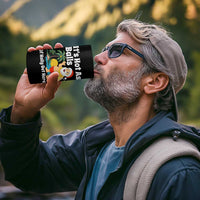 Funny Christmas In July 4 in 1 Can Cooler Tumbler Hot As Balls Santa Summer Party - Wonder Print Shop