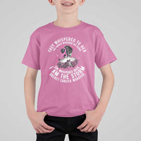 Breast Cancer T Shirt For Kid Pink Ribbon I Am Storm - Wonder Print Shop