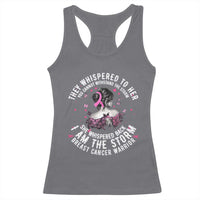Breast Cancer Racerback Tank Top Pink Ribbon I Am Storm - Wonder Print Shop