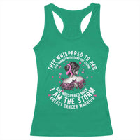 Breast Cancer Racerback Tank Top Pink Ribbon I Am Storm - Wonder Print Shop