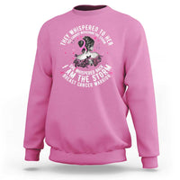 Breast Cancer Sweatshirt Pink Ribbon I Am Storm - Wonder Print Shop