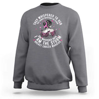 Breast Cancer Sweatshirt Pink Ribbon I Am Storm - Wonder Print Shop