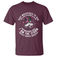 Breast Cancer T Shirt Pink Ribbon I Am Storm - Wonder Print Shop
