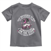 Breast Cancer Toddler T Shirt Pink Ribbon I Am Storm - Wonder Print Shop