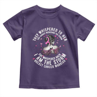 Breast Cancer Toddler T Shirt Pink Ribbon I Am Storm - Wonder Print Shop