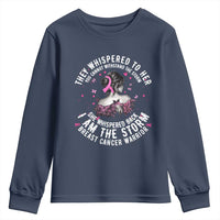 Breast Cancer Youth Sweatshirt Pink Ribbon I Am Storm - Wonder Print Shop
