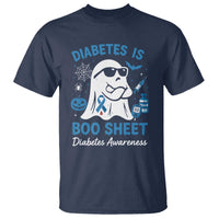 Diabetes is Boo Sheet T Shirt Funny Halloween Ghost Diabetes Type 1 2 Awareness - Wonder Print Shop