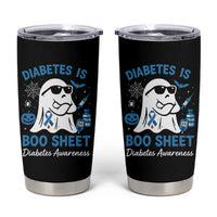 Diabetes is Boo Sheet Tumbler Cup Funny Halloween Ghost Diabetes Type 1 2 Awareness - Wonder Print Shop