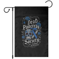 Funny Diabetes Type 1 Awareness Garden Flag Dead Pancreas Society Sugar Skull - Wonder Print Shop