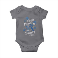 Funny Diabetes Type 1 Awareness Baby Onesie Dead Pancreas Society Sugar Skull - Wonder Print Shop
