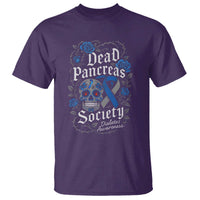 Funny Diabetes Type 1 Awareness T Shirt Dead Pancreas Society Sugar Skull - Wonder Print Shop