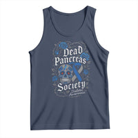 Funny Diabetes Type 1 Awareness Tank Top Dead Pancreas Society Sugar Skull - Wonder Print Shop