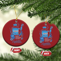 Dead Pancreas Society Christmas Ornament Funny Diabetes Awareness Insulin T1D Support - Wonder Print Shop
