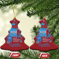 Dead Pancreas Society Christmas Ornament Funny Diabetes Awareness Insulin T1D Support - Wonder Print Shop