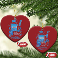 Dead Pancreas Society Christmas Ornament Funny Diabetes Awareness Insulin T1D Support - Wonder Print Shop