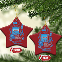 Dead Pancreas Society Christmas Ornament Funny Diabetes Awareness Insulin T1D Support - Wonder Print Shop