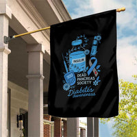 Dead Pancreas Society Garden Flag Funny Diabetes Awareness Insulin T1D Support - Wonder Print Shop