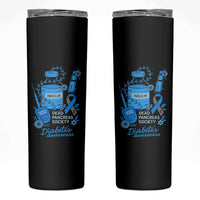 Dead Pancreas Society Skinny Tumbler Funny Diabetes Awareness Insulin T1D Support - Wonder Print Shop