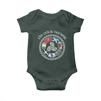 The Celtic Nations Baby Onesie Vintage The Seven Celtic Nations Flag