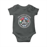 The Celtic Nations Baby Onesie Vintage The Seven Celtic Nations Flag