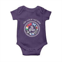 The Celtic Nations Baby Onesie Vintage The Seven Celtic Nations Flag